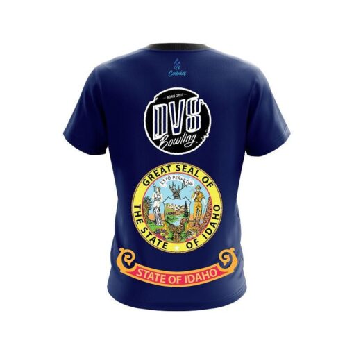 DV8 Idaho Flag CoolWick Bowling Jersey - Image 2