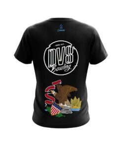 Alternative view of DV8 Illinois Flag CoolWick Bowling Jersey