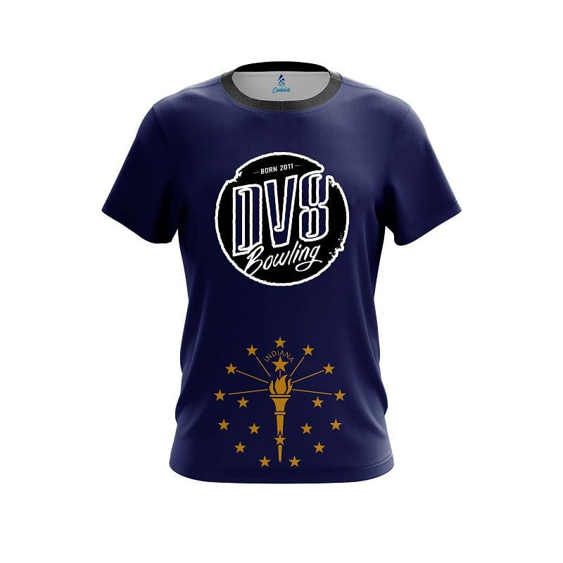 DV8 Indiana Flag CoolWick Bowling Jersey