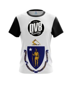 DV8 Masssachucets Flag CoolWick Bowling Jersey