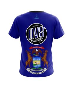 Alternative view of DV8 Michigan Flag CoolWick Bowling Jersey