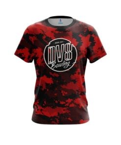 DV8 Military Red CoolWick Bowling Jersey