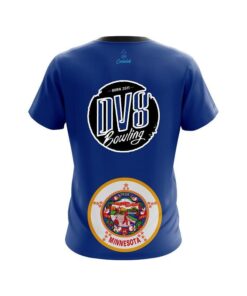 Alternative view of DV8 Minnesota Flag CoolWick Bowling Jersey