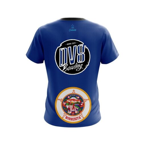 DV8 Minnesota Flag CoolWick Bowling Jersey - Image 2