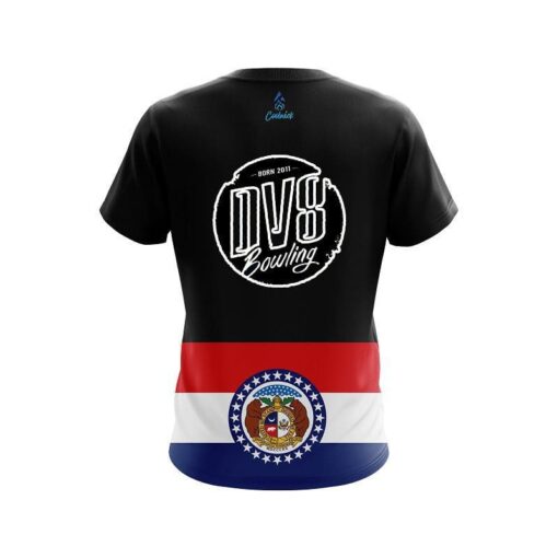 DV8 Missouri Flag CoolWick Bowling Jersey - Image 2