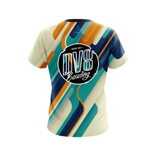 DV8 Modern Stripe CoolWick Bowling Jersey - Image 2