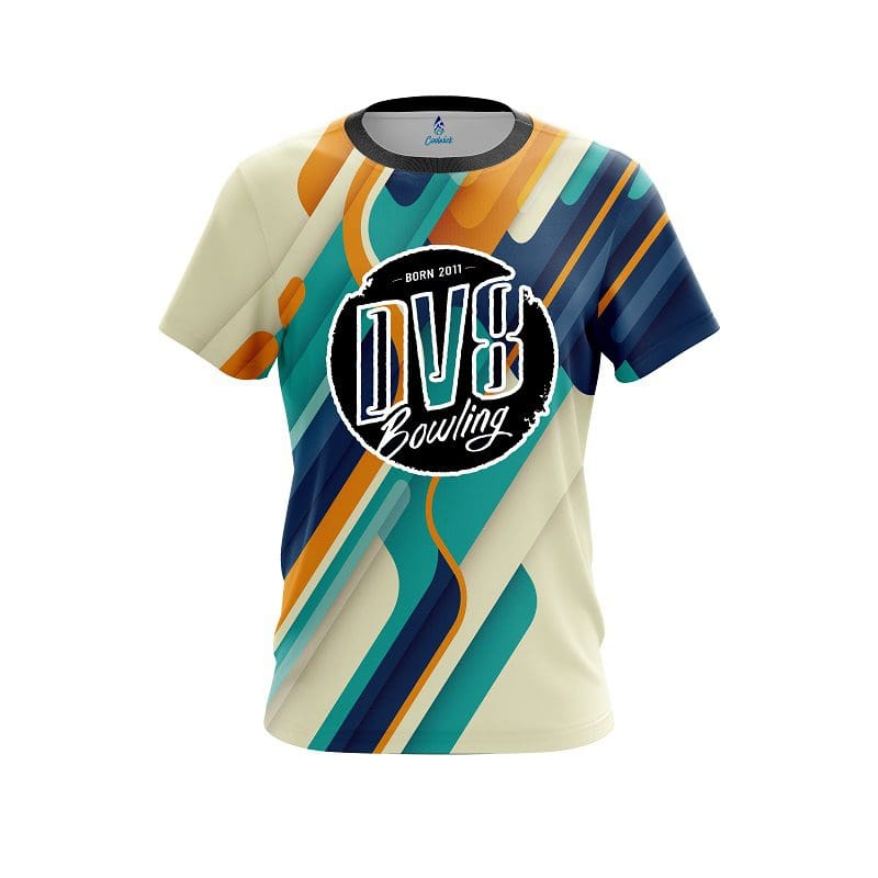 DV8 Modern Stripe CoolWick Bowling Jersey
