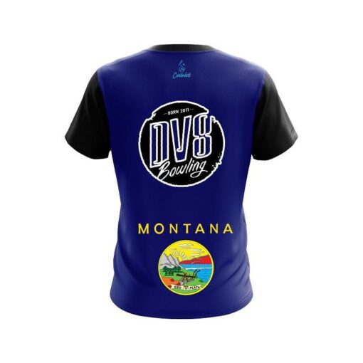DV8 Montana Flag CoolWick Bowling Jersey - Image 2