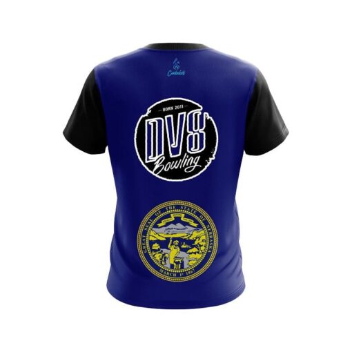DV8 Nebraska Flag CoolWick Bowling Jersey - Image 2