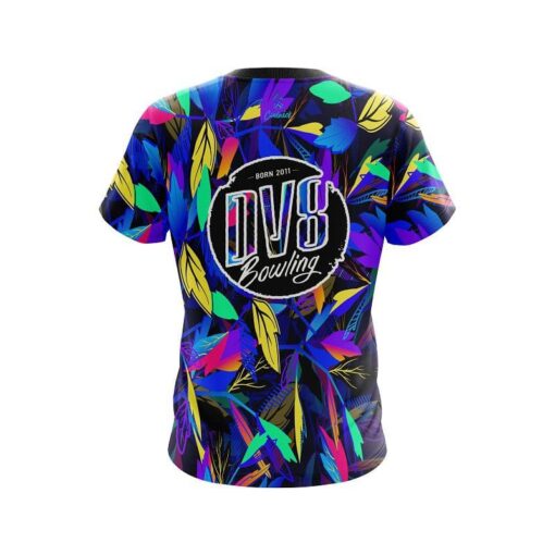 DV8 Neon Leafs CoolWick Bowling Jersey - Image 2