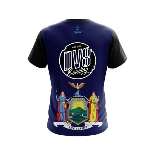 DV8 New York Flag CoolWick Bowling Jersey - Image 2