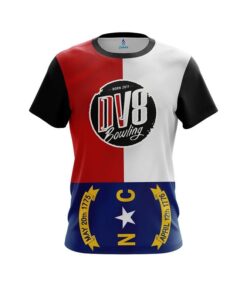 DV8 North Carolina Flag CoolWick Bowling Jersey