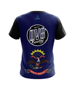 Alternative view of DV8 North Dakota Flag CoolWick Bowling Jersey