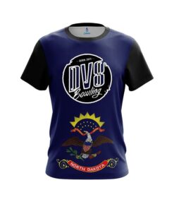DV8 North Dakota Flag CoolWick Bowling Jersey
