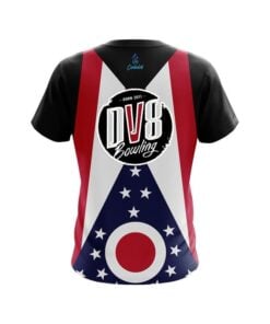 Alternative view of DV8 Ohio Flag CoolWick Bowling Jersey