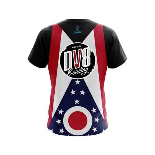 DV8 Ohio Flag CoolWick Bowling Jersey - Image 2