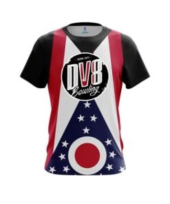 DV8 Ohio Flag CoolWick Bowling Jersey