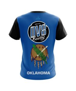 Alternative view of DV8 Oklahoma Flag CoolWick Bowling Jersey