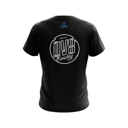 DV8 Plain Black Bowling Jersey - Image 2
