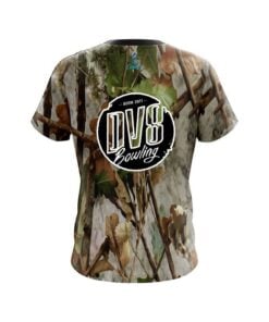 Alternative view of DV8 Real Time Camo CoolWick Bowling Jersey