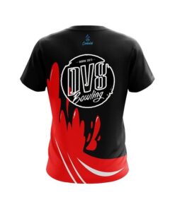 Alternative view of DV8 Red Splash CoolWick Bowling Jersey