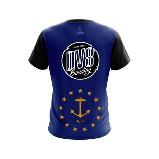 DV8 Rhode Island Flag CoolWick Bowling Jersey - Image 2