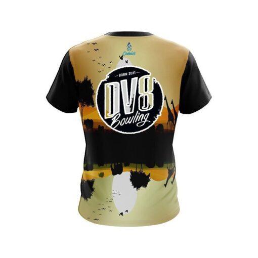 DV8 Wondering Sahara CoolWick Bowling Jersey - Image 2