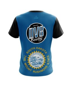 Alternative view of DV8 South Dakota Flag CoolWick Bowling Jersey