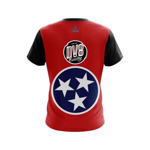 DV8 Tennessee  Flag CoolWick Bowling Jersey - Image 2