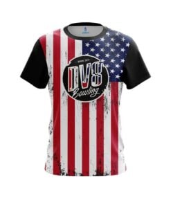 DV8 USA Flag CoolWick Bowling Jersey