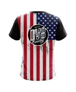 Alternative view of DV8 USA Flag CoolWick Bowling Jersey