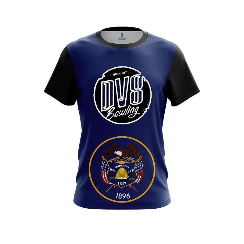 DV8 Utah Flag CoolWick Bowling Jersey