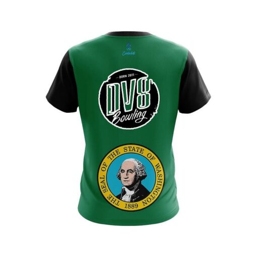 DV8 Washington Flag CoolWick Bowling Jersey - Image 2