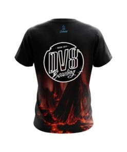 Alternative view of DV8 Molten Volcano CoolWick Bowling Jersey