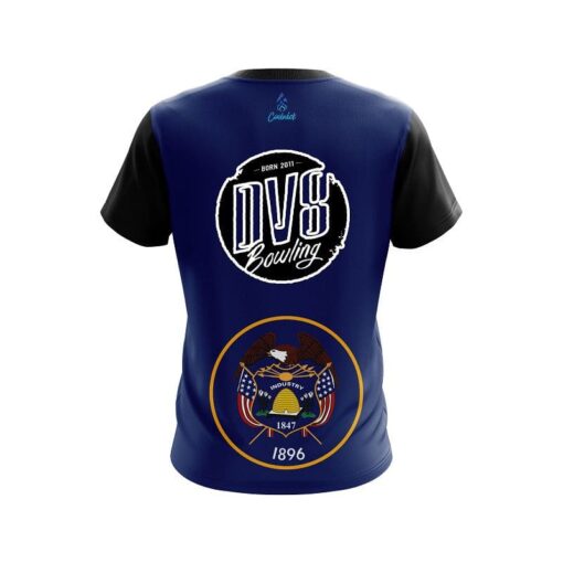 DV8 Utah Flag CoolWick Bowling Jersey - Image 2