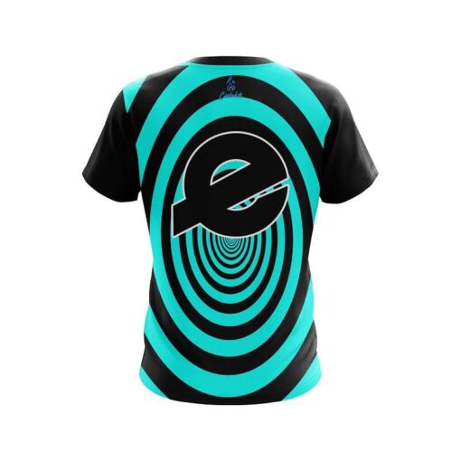 Ebonite Aqua Swirl CoolWick Bowling Jersey - Image 2