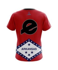 Alternative view of Ebonite Arkansas Flag CoolWick Bowling Jersey