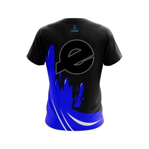 Ebonite Blue Splash CoolWick Bowling Jersey - Image 2