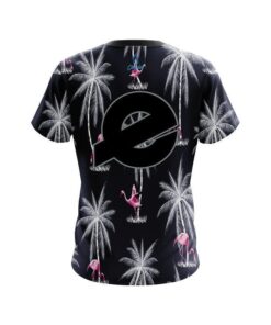 Alternative view of Ebonite Flamingo Palms CoolWick Bowling Jersey