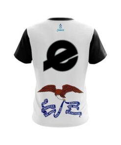Alternative view of Ebonite Iowa Flag CoolWick Bowling Jersey