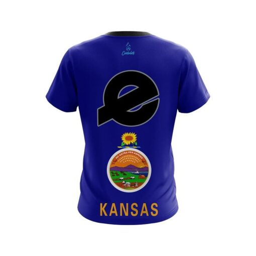 Ebonite Kansas Flag CoolWick Bowling Jersey - Image 2