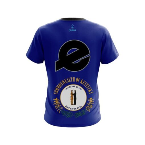 Ebonite Kentucky  Flag CoolWick Bowling Jersey - Image 2