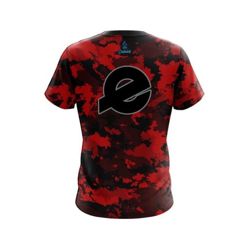 Ebonite Military Red CoolWick Bowling Jersey - Image 2