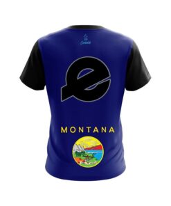 Alternative view of Ebonite Montana Flag CoolWick Bowling Jersey