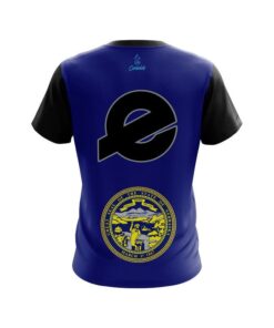 Alternative view of Ebonite Nebraska Flag CoolWick Bowling Jersey