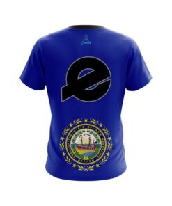 Alternative view of Ebonite New Hampshire Flag CoolWick Bowling Jersey