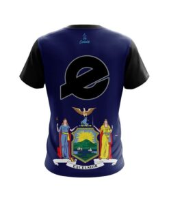Alternative view of Ebonite New York Flag CoolWick Bowling Jersey