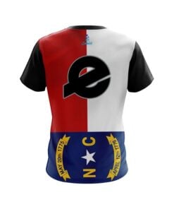 Alternative view of Ebonite North Carolina Flag CoolWick Bowling Jersey