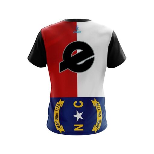 Ebonite North Carolina Flag CoolWick Bowling Jersey - Image 2