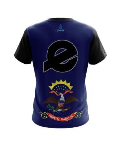 Alternative view of Ebonite North Dakota Flag CoolWick Bowling Jersey